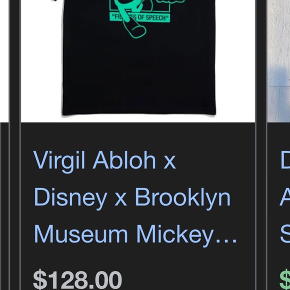 Virgil Mickey Mouse tee - Picture 3 of 3